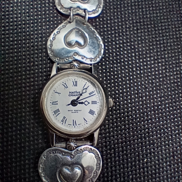 Native Chants Watch w/Sterling Silver Bracelet - Picture 1 of 6